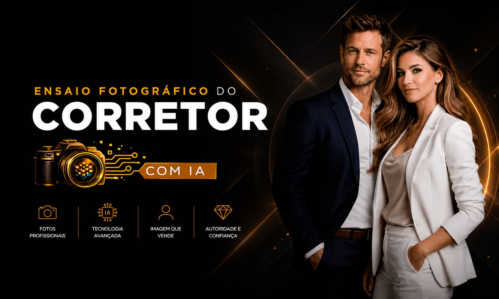 Ensaio Fotográfico do Corretor com IA