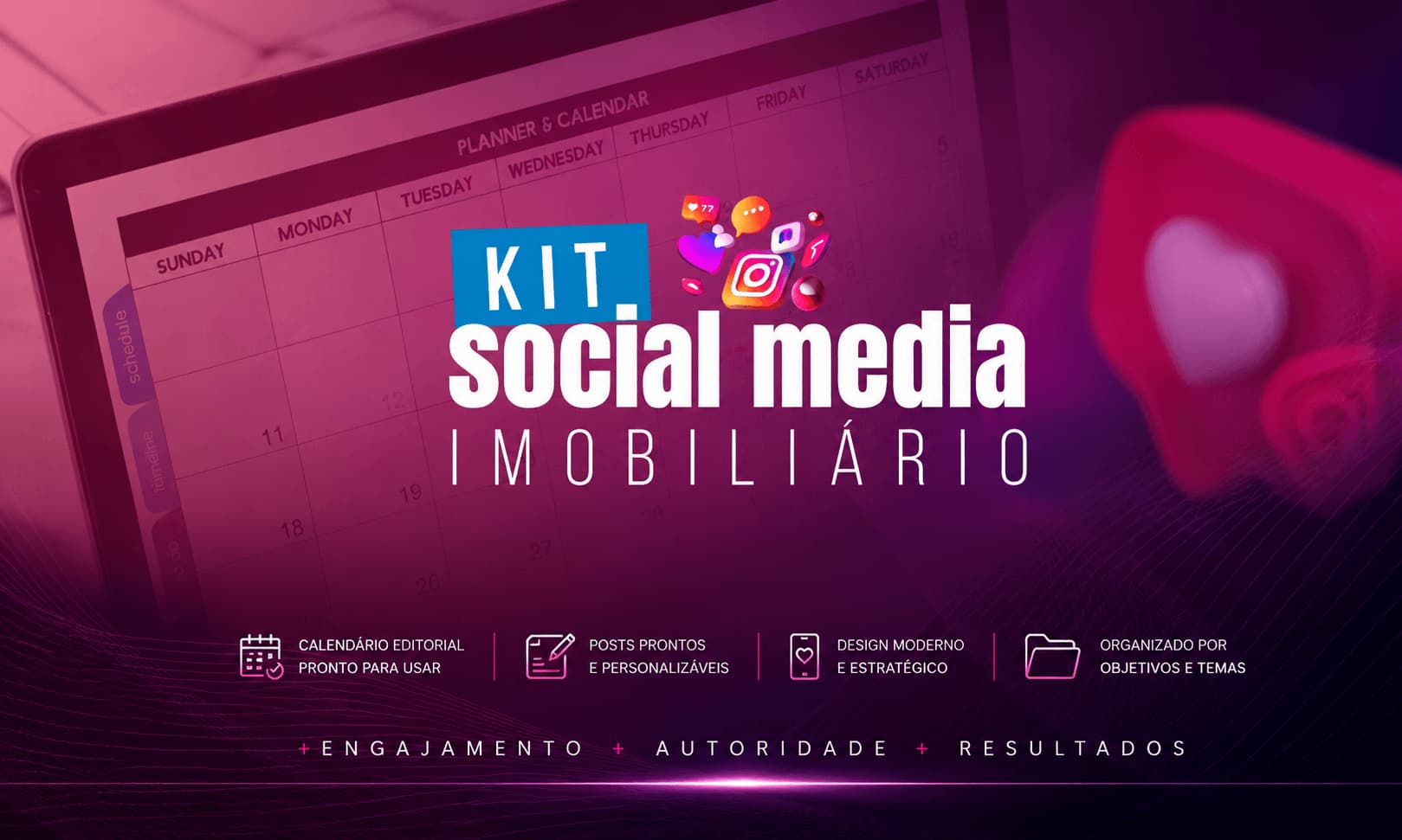 Kit Social Media Imobiliário